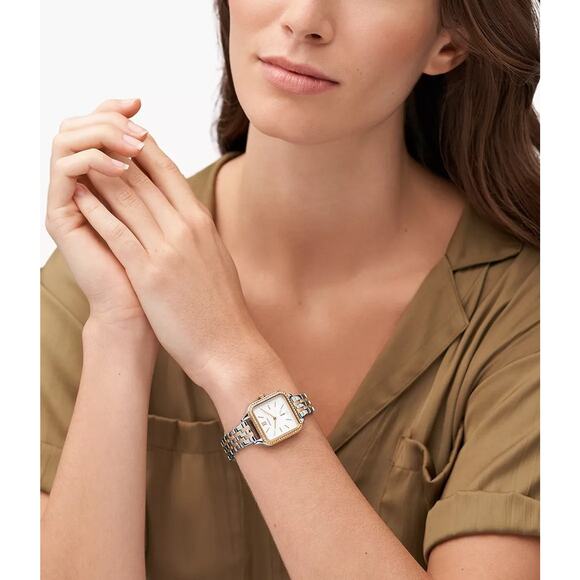 NWT Fossil BQ3907 Colleen Three-Hand Two-Tone Stainless Steel Watch - Picture 3 of 9